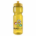 28 Oz. Translucent Bottle w/ Push Pull Lid - Digital Imprint